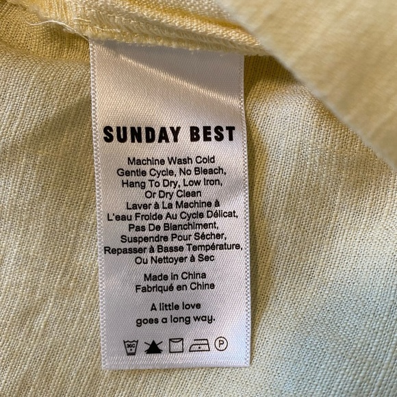 Aritzia Sunday Best Shorts Sz 2 Lyocell Linen #506 - Picture 11 of 12